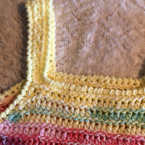 Hand made crocheted top ladies pit to pit 18” - Picture 2 of 4